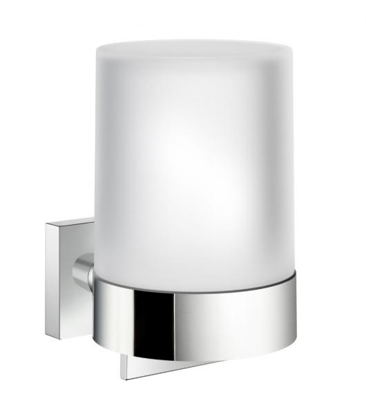 Smedbo House sæbedispenser krom/mat glas Smedbo House sæbedispenser krom/mat glas