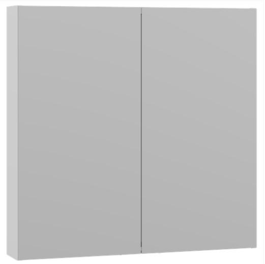 Dansani Style spejlskab 80 m/lysstyring  - Hvid mat lak Dansani Style spejlskab 80 m/lysstyring  - Hvid mat lak