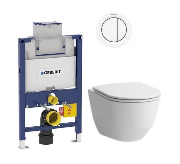 Laufen Pro Rimless toiletpakke inkl. lav cisterne, hvid betjening og sæde m/soft-close Laufen Pro Rimless toiletpakke inkl. lav cisterne, hvid betjening og sæde m/soft-close