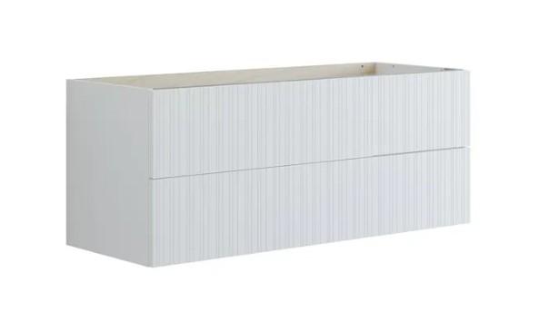 Dansani Luna vaskeskab 120x40 m/skuffer - Hvid mat/riflet Dansani Luna vaskeskab 120x40 m/skuffer - Hvid mat/riflet
