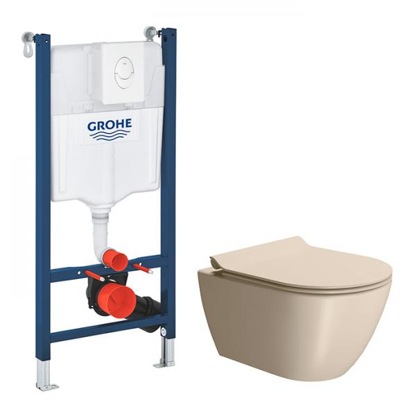 GSI Pura Creta 50 toiletpakke inkl. sæde m. softclose, cisterne og hvid betjening GSI Pura Creta 50 toiletpakke inkl. sæde m. softclose, cisterne og hvid betjening