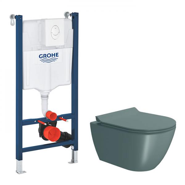 GSI Pura Agave 50 toiletpakke inkl. sæde m. softclose, cisterne og hvid betjening GSI Pura Agave 50 toiletpakke inkl. sæde m. softclose, cisterne og hvid betjening