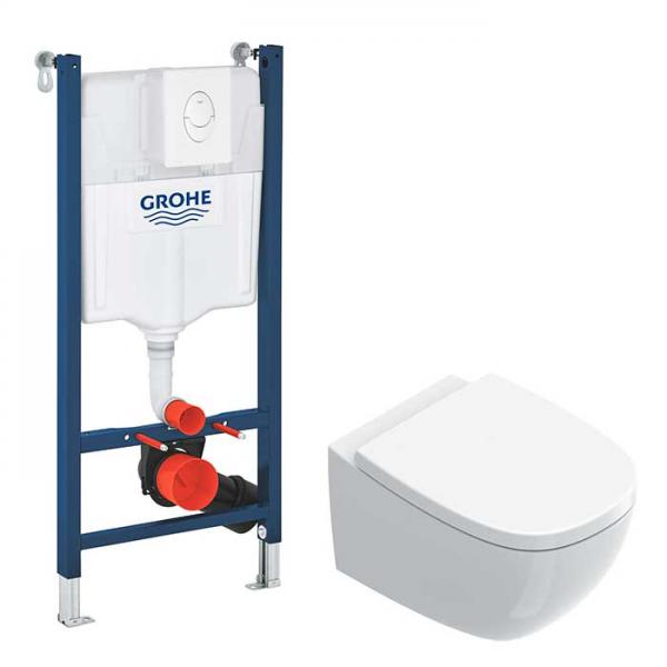 Catalano Alvea toiletpakke inkl. toiletsæde m/SoftClose, cisterne og hvid betjening Catalano Alvea toiletpakke inkl. toiletsæde m/SoftClose, cisterne og hvid betjening