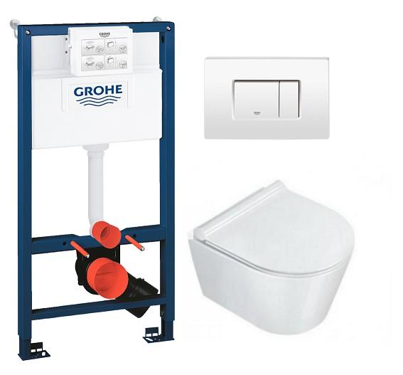 Catalano Zero newflush X-kompakt toiletpakke inkl. sæde m/softclose, mellem cisterne og hvid betjening Catalano Zero newflush X-kompakt toiletpakke inkl. sæde m/softclose, mellem cisterne og hvid betjening
