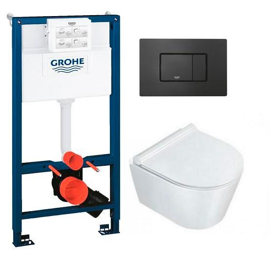 Catalano Zero newflush X-kompakt toiletpakke inkl. sæde m/softclose, mellem cisterne og mat sort betjening Catalano Zero newflush X-kompakt toiletpakke inkl. sæde m/softclose, mellem cisterne og mat sort betjening