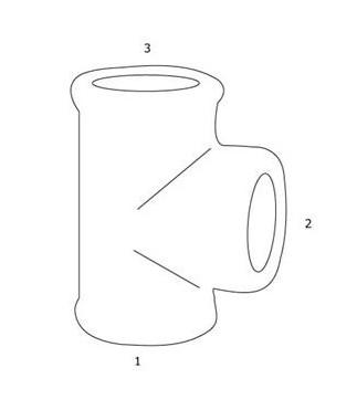 GF Galvaniseret T-stykke - Muffe - 1/4" GF Galvaniseret T-stykke - Muffe - 1/4"