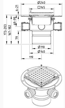 Blücher Afløbsskål 110mm Blücher Afløbsskål 110mm