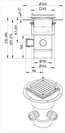 Blücher Afløbsskål 110mm Blücher Afløbsskål 110mm