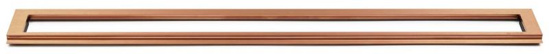 Unidrain Highline ramme - Børstet kobber - 300/10 mm Unidrain Highline ramme - Børstet kobber - 300/10 mm