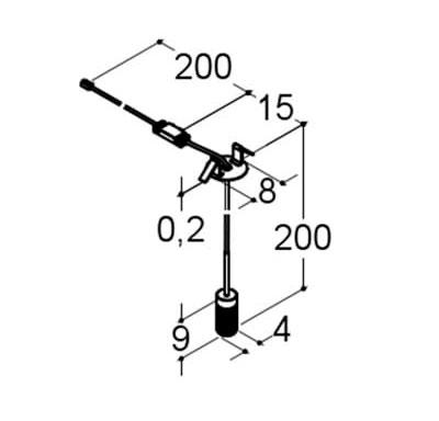 Dansani Lyra pendel LED sort 12v m/lysstyring Dansani Lyra pendel LED sort 12v m/lysstyring
