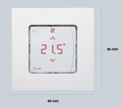 Danfoss Icon RD WL trådløs rumtermostat m/display Danfoss Icon RD WL trådløs rumtermostat m/display