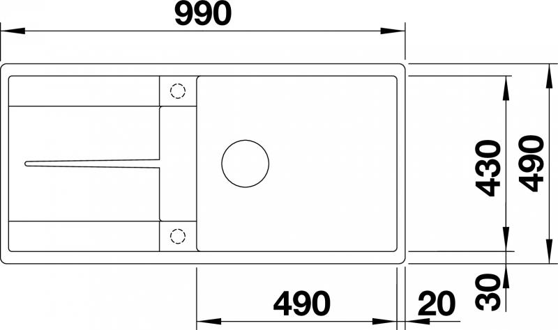 Blanco Metra XL 6 S-F køkkenvask - Antracit Blanco Metra XL 6 S-F køkkenvask - Antracit