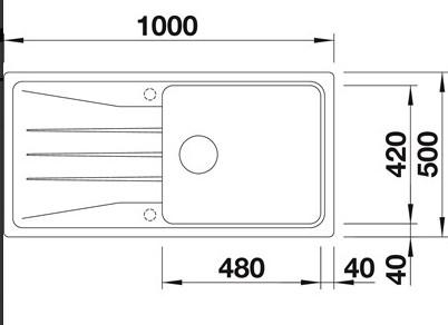 Blanco Sona XL6S køkkenvask - Antracit Blanco Sona XL6S køkkenvask - Antracit