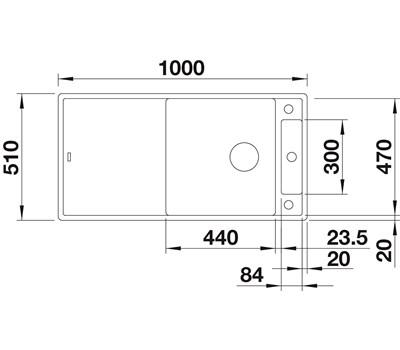 Outlet - Blanco Axia III XL 6 S køkkenvask m/skærebræt - Klippegrå Outlet - Blanco Axia III XL 6 S køkkenvask m/skærebræt - Klippegrå