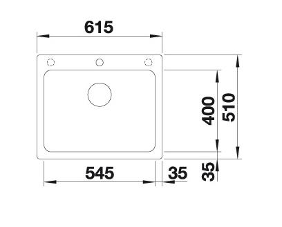Blanco Naya 6 UX køkkenvask - Soft white Blanco Naya 6 UX køkkenvask - Soft white