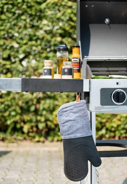 Wenko Ima knagerække til grill m/magnet - Mat sort Wenko Ima knagerække til grill m/magnet - Mat sort