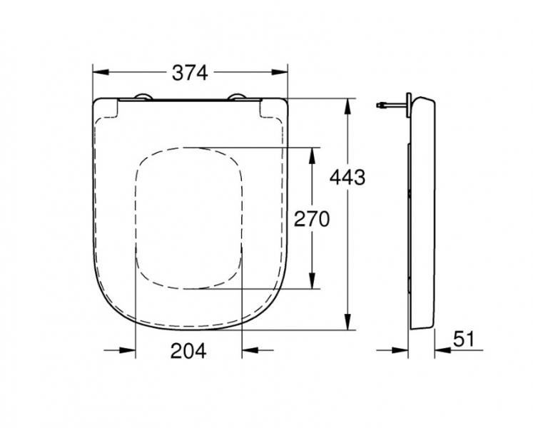 Grohe Euro Ceramic toiletsæde m/soft close og quick release Grohe Euro Ceramic toiletsæde m/soft close og quick release