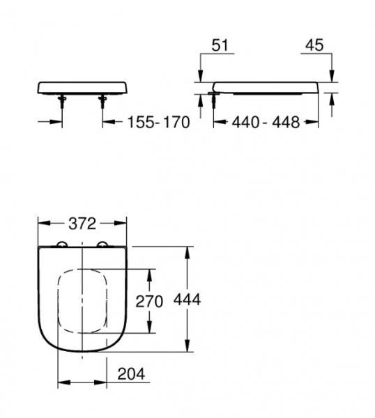Grohe Euro Ceramic toiletsæde m/soft close og quickrelease Grohe Euro Ceramic toiletsæde m/soft close og quickrelease