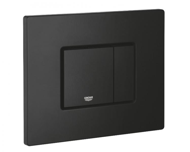 Grohe Even betjeningsplade - Mat sort Grohe Even betjeningsplade - Mat sort
