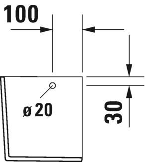 Duravit DuraStyle halvsøjle Duravit DuraStyle halvsøjle