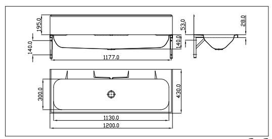 Intra juvel PV120 vaskerende m/bagplade Intra juvel PV120 vaskerende m/bagplade