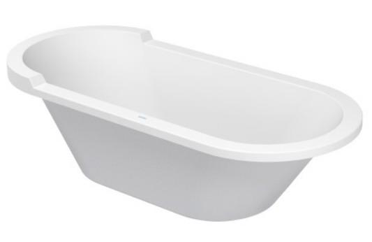 Duravit Starck ovalt badekar t/indbygning - 180 x 80 - 2 ryglæn Duravit Starck ovalt badekar t/indbygning - 180 x 80 - 2 ryglæn