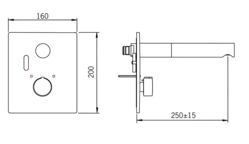 Oras Electra m/frontplade 12 V indbygningsarmatur Oras Electra m/frontplade 12 V indbygningsarmatur