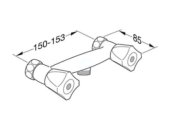 Børma Standard brusearmatur Børma Standard brusearmatur