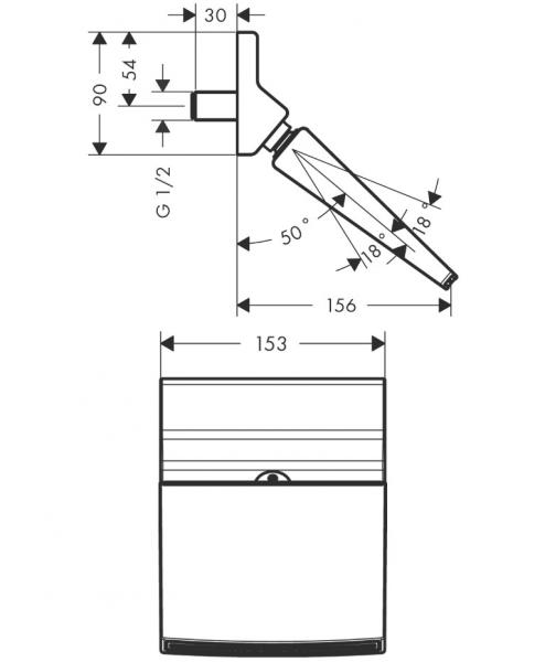 Hansgrohe Raindance Rainfall 150 Stream hovedbruser Hansgrohe Raindance Rainfall 150 Stream hovedbruser