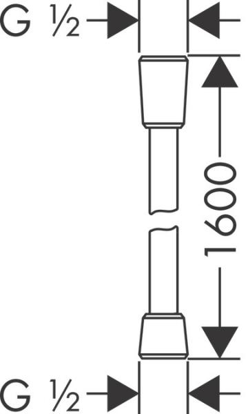 hansgrohe Isiflex bruserslange 160 cm - Børstet bronze hansgrohe Isiflex bruserslange 160 cm - Børstet bronze