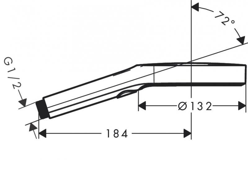 Hansgrohe Rainfinity 130 håndbruser 3jet - Mat hvid Hansgrohe Rainfinity 130 håndbruser 3jet - Mat hvid