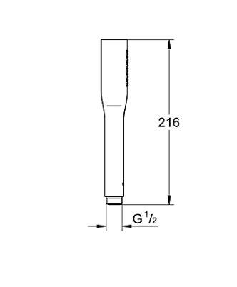 Grohe Euphoria Cosmopolitan stick håndbruser - Krom Grohe Euphoria Cosmopolitan stick håndbruser - Krom