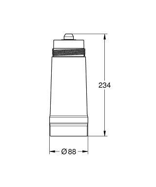Grohe filter med 600l kapacitet Red og Blue armaturer Grohe filter med 600l kapacitet Red og Blue armaturer