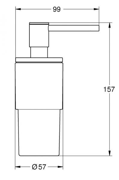 Grohe Atrio sæbedispenser - Krom Grohe Atrio sæbedispenser - Krom