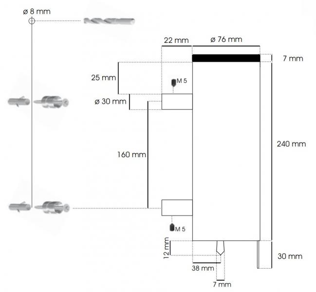 Cool Line sæbedispenser 750 ml - Matbørstet rustfrit stål Cool Line sæbedispenser 750 ml - Matbørstet rustfrit stål