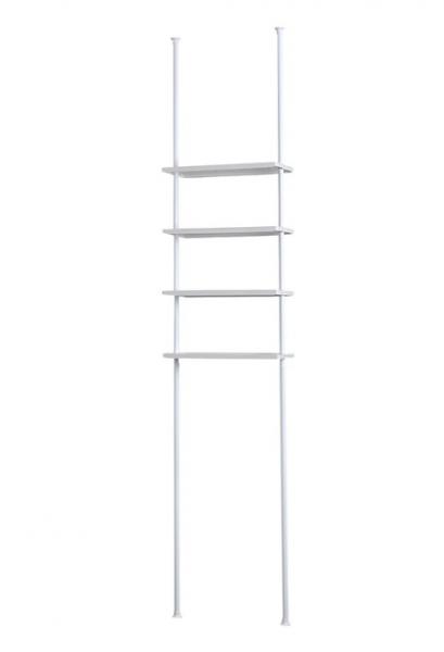 Van Der P Hyldesystem med 4 hylder Højde 250cm, Hvid Van Der P Hyldesystem med 4 hylder Højde 250cm, Hvid