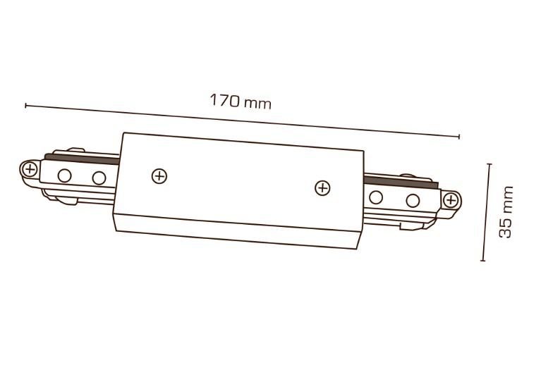 Scan Products Mita 1F midtertilslutning - Hvid Scan Products Mita 1F midtertilslutning - Hvid