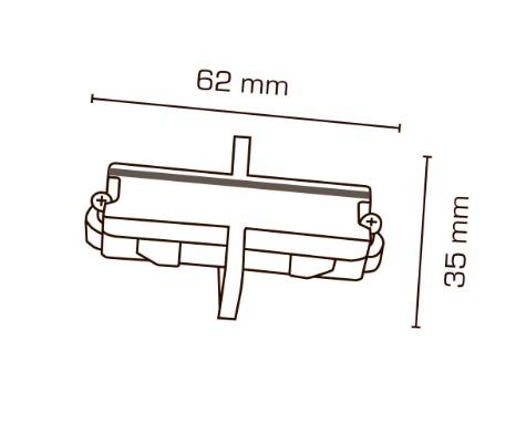 Scan Products Mita 1F mini-kobling - Hvid Scan Products Mita 1F mini-kobling - Hvid