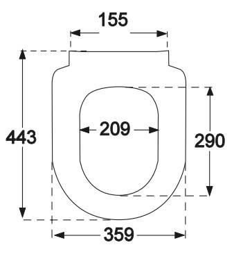 Villeroy & Boch ViCare toiletsæde m/softclose og quick release - Hvid Villeroy & Boch ViCare toiletsæde m/softclose og quick release - Hvid