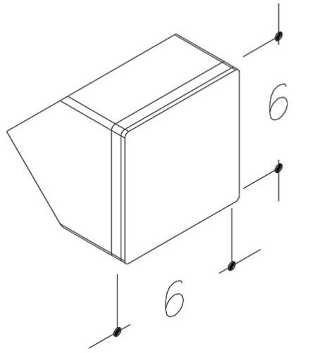 Strømberg Elstik 60x60mm - Hvid til nederste skuffe Strømberg Elstik 60x60mm - Hvid til nederste skuffe