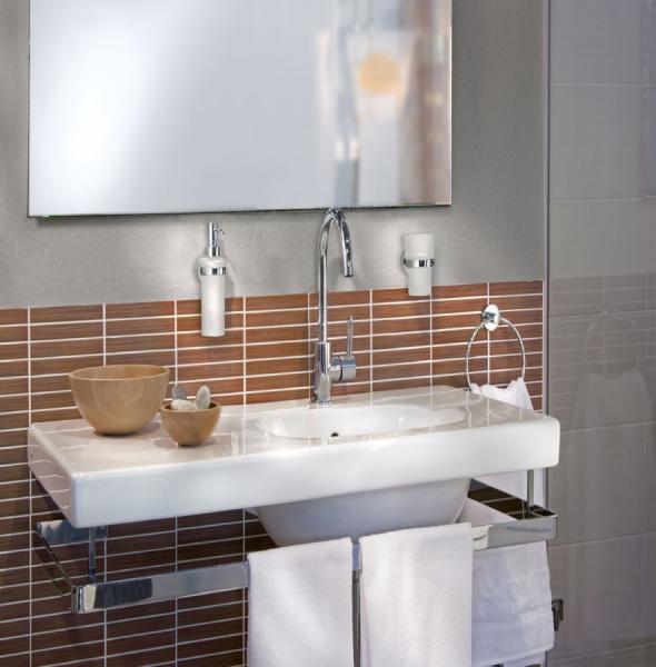 Smedbo Home tandkrus - Krom/mat glas Smedbo Home tandkrus - Krom/mat glas