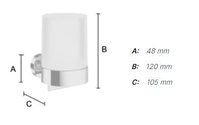 Smedbo Home sæbedispenser til væg - Børstet messing Smedbo Home sæbedispenser til væg - Børstet messing