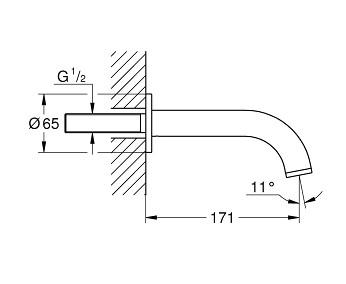 Grohe Essence komplet indbygningspakke til badekar - Krom Grohe Essence komplet indbygningspakke til badekar - Krom