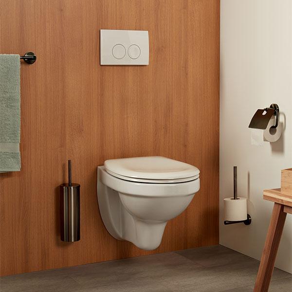 Kosmos reservepapirholder - Børstet gunmetal Kosmos reservepapirholder - Børstet gunmetal