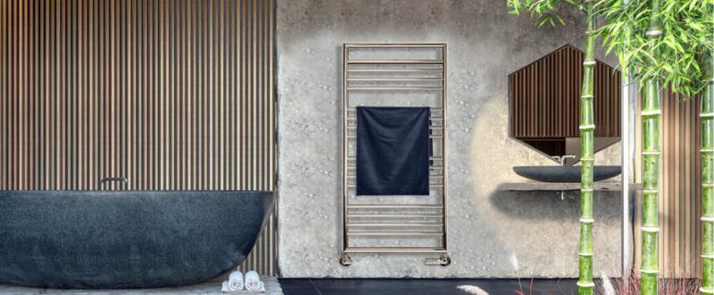 Kriss Venus håndklædetørrer - 50x117 cm - Poleret rustfrit stål Kriss Venus håndklædetørrer - 50x117 cm - Poleret rustfrit stål