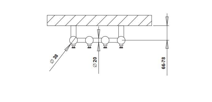 Strømberg Regus håndklædetørrer - 26,6x150 cm - Poleret messing Strømberg Regus håndklædetørrer - 26,6x150 cm - Poleret messing
