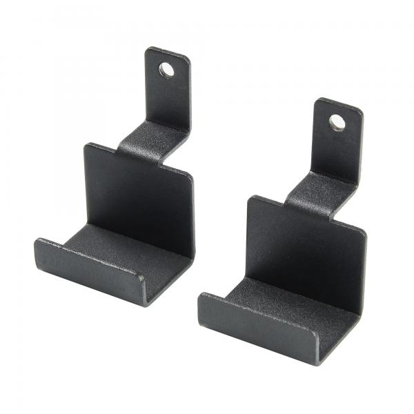 Sort knage til akustikpanel - 2 stk - Vandret/lodret Sort knage til akustikpanel - 2 stk - Vandret/lodret