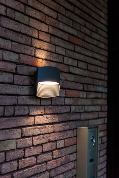 Lutec Architectural Lotus udendørslampe til væg Lutec Architectural Lotus udendørslampe til væg