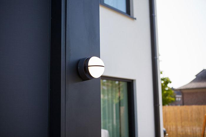 Lutec Architectural Eklips udendørs væglampe Lutec Architectural Eklips udendørs væglampe