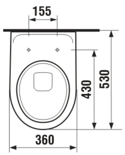 Laufen Lyra+ væghængt toilet Laufen Lyra+ væghængt toilet